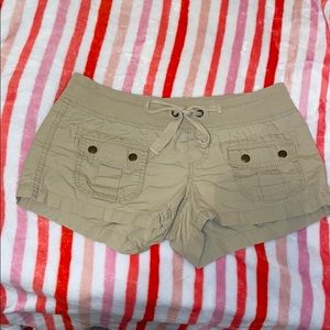 Y2k khaki cargo shorts